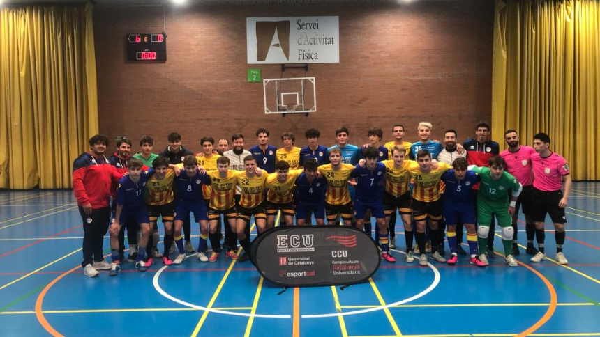 La Selecció Catalana Universitària s’imposa a la Selecció Andorrana per 6 a 0 en l’amistós de futbol